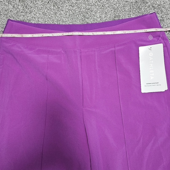ATHLETA Women's Brooklyn Heights Pant in "Jazzy Purple" Size 8 New with Tags - Picture 7 of 16